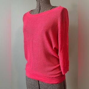 Express Sweater 3/4 sleeve pink size small